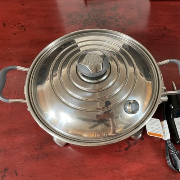 New Royal Prestige Electric Skillet 10.5in Stainless Steel